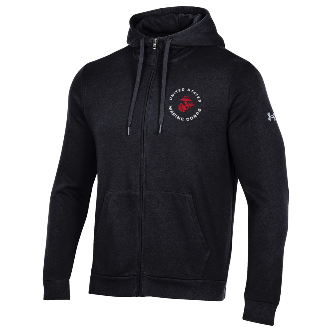 United States Marines EGA Rival Full Zip (Black)