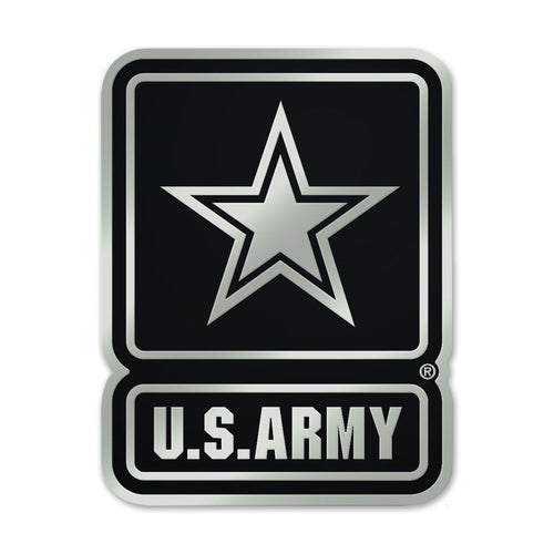 Army Star Chrome Emblem