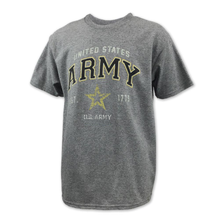 Load image into Gallery viewer, Army Youth Star Est. 1775 T-Shirt (Grey)