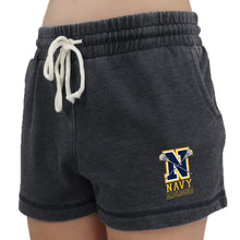 Load image into Gallery viewer, Navy Ladies Lax Logo Rally Short