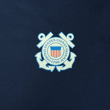 Load image into Gallery viewer, Coast Guard Under Armour Left Chest Seal Tech T-Shirt (Navy)