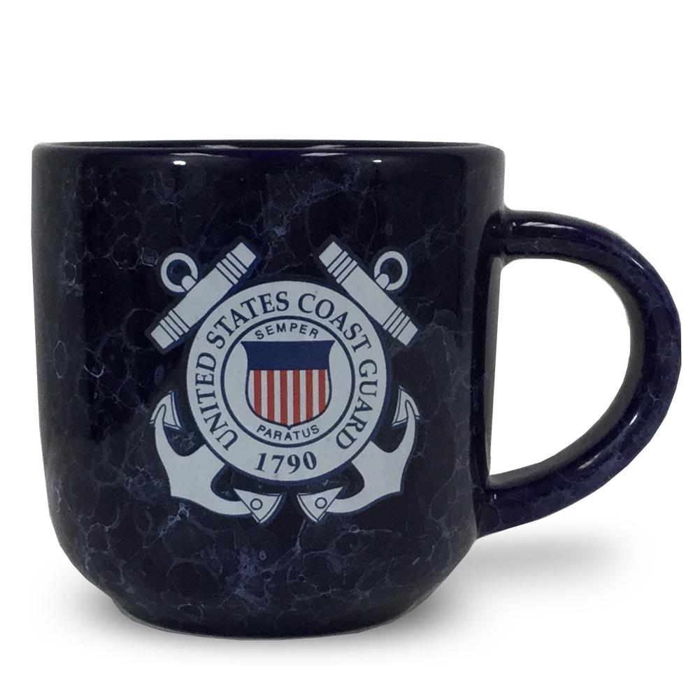 Coast Guard Marbled 17 oz Mug (Navy) – Armed Forces Gear