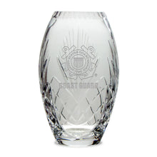 Load image into Gallery viewer, Coast Guard Seal Full Leaded Crystal Vase