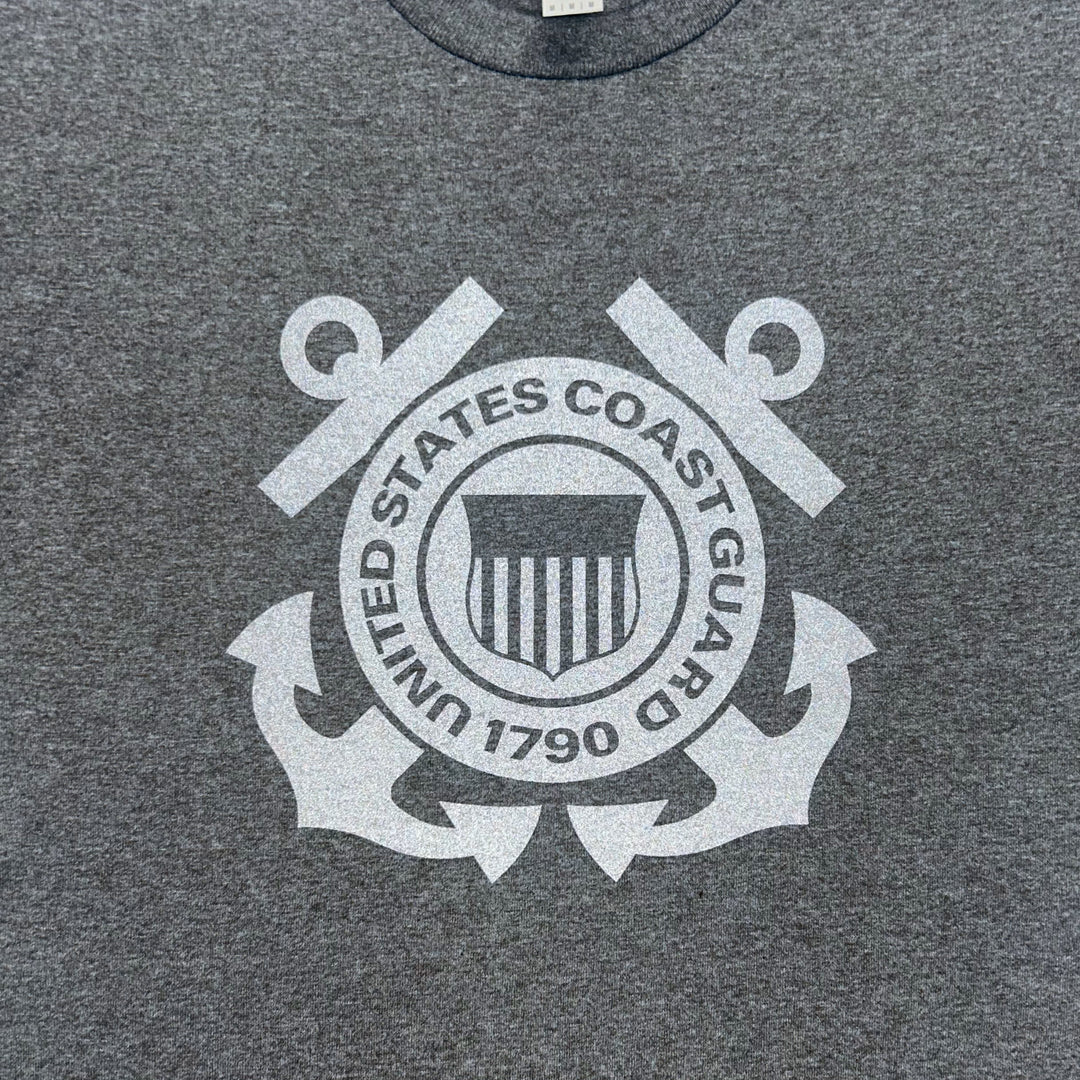Coast Guard Reflective Logo T-Shirt (Charcoal)
