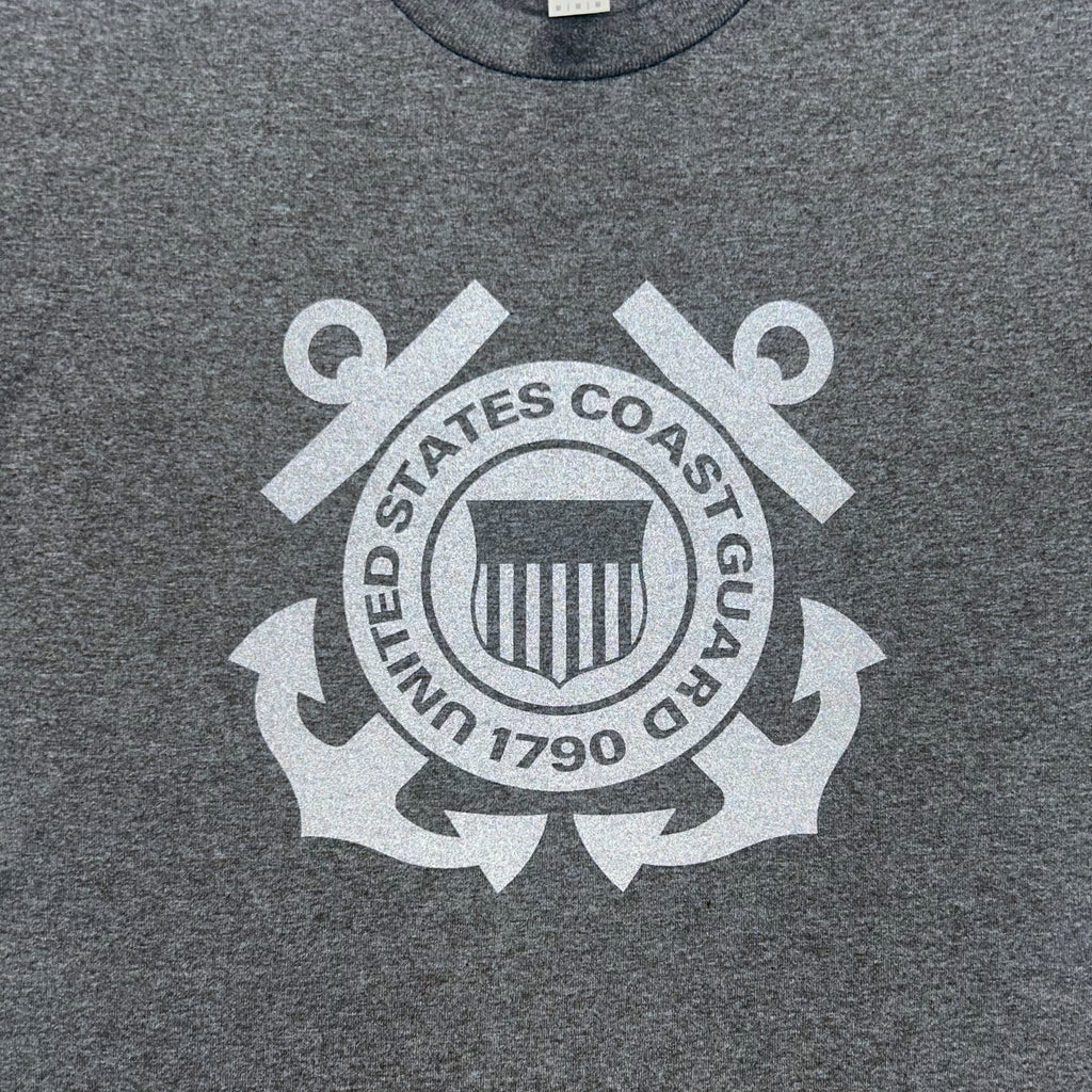 Coast Guard Reflective Logo T-Shirt (Charcoal)