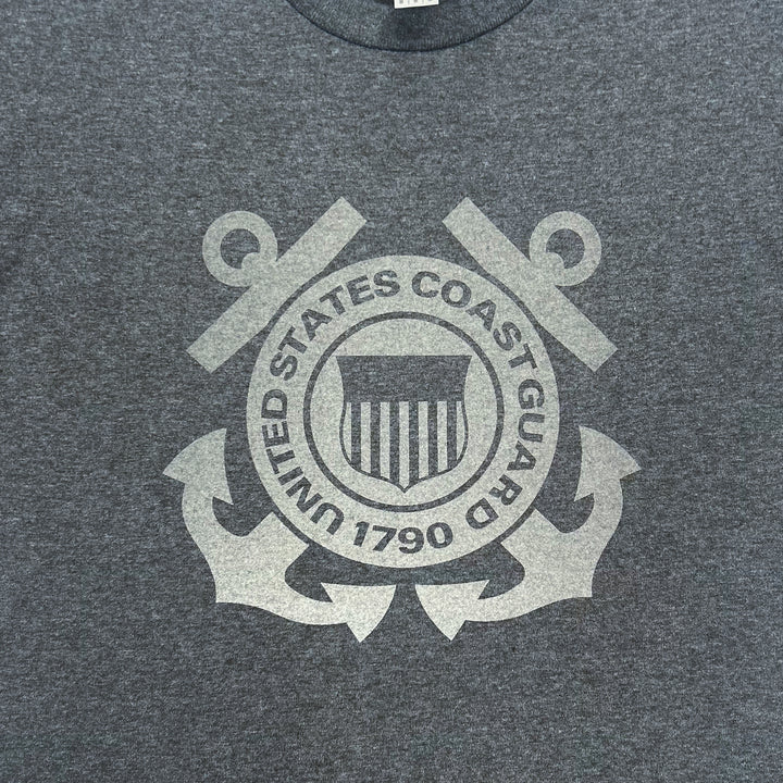 Coast Guard Reflective Logo T-Shirt (Charcoal)