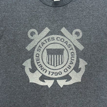 Load image into Gallery viewer, Coast Guard Reflective Logo T-Shirt (Charcoal)