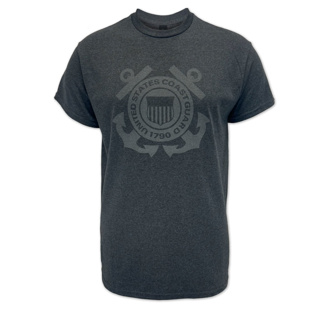 Coast Guard Reflective Logo T-Shirt (Charcoal)
