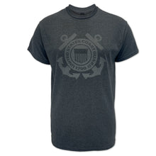 Load image into Gallery viewer, Coast Guard Reflective Logo T-Shirt (Charcoal)