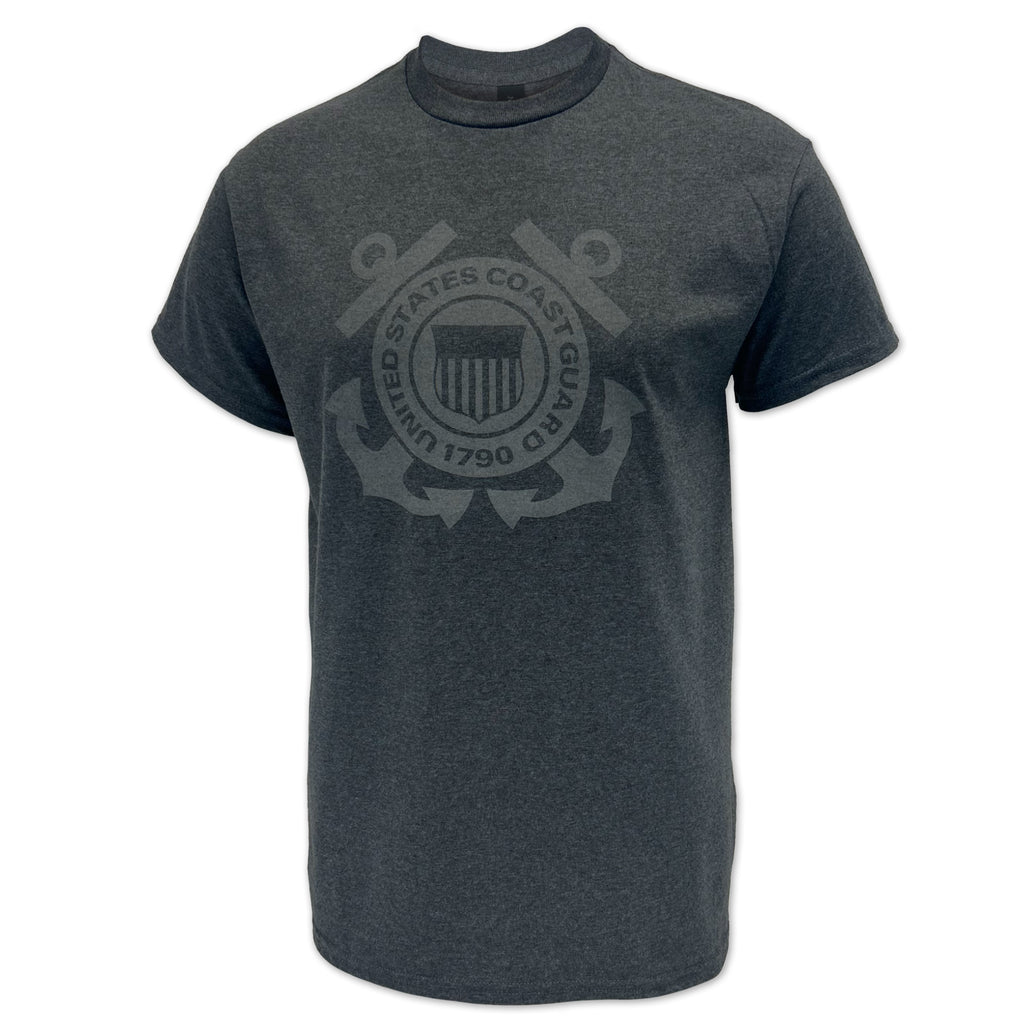 Coast Guard Reflective Logo T-Shirt (Charcoal)