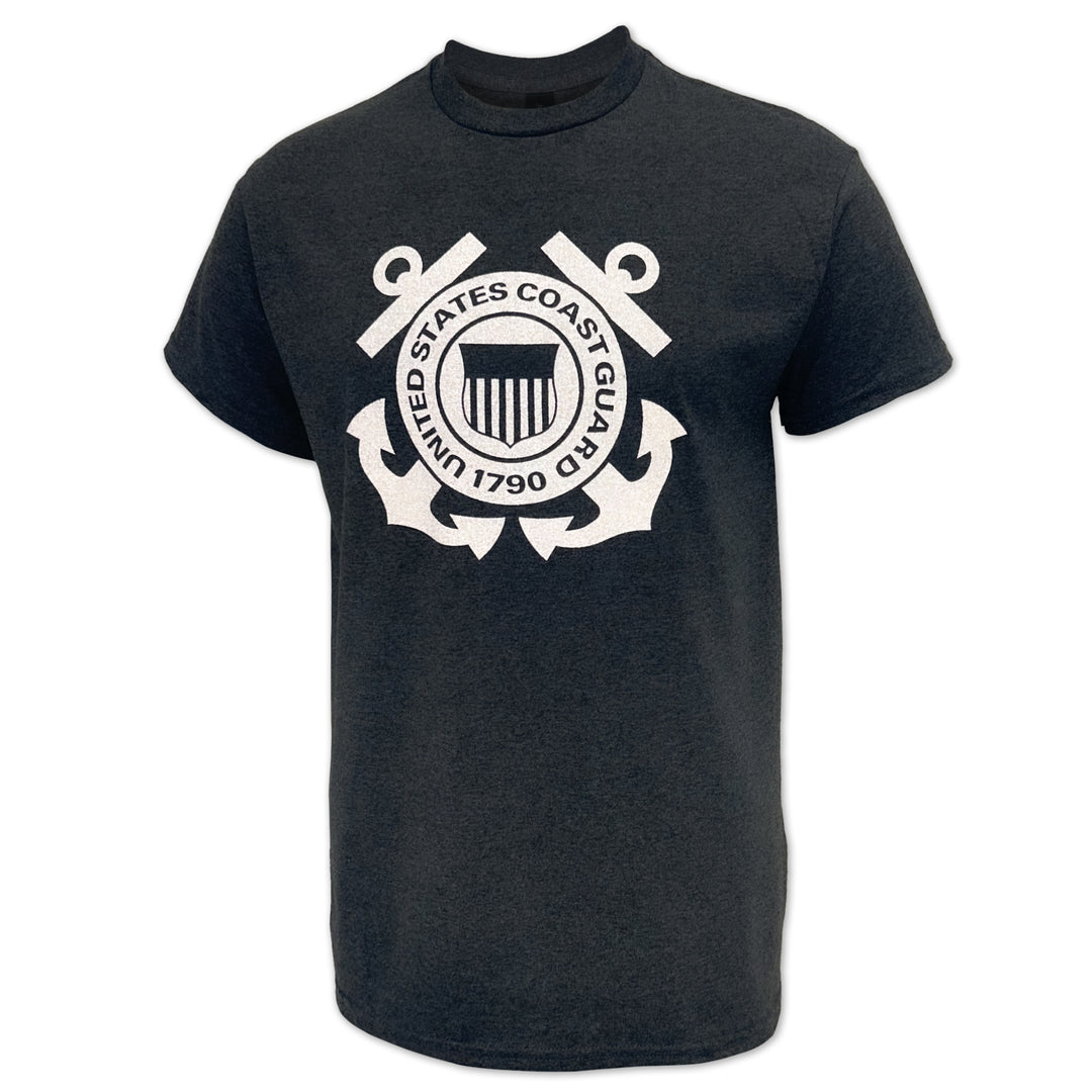 Coast Guard Reflective Logo T-Shirt (Charcoal)