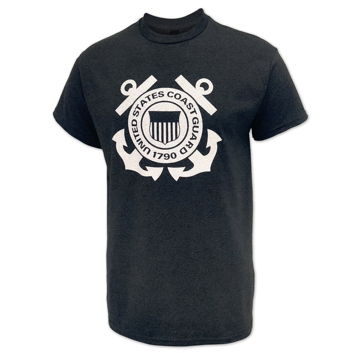 Coast Guard Reflective Logo T-Shirt (Charcoal)