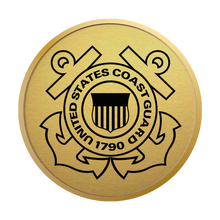 Load image into Gallery viewer, U.S. Coast Guard Century Gold Engraved Certificate Frame (Vertical)*