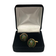 Load image into Gallery viewer, Army Cufflink Set With Box
