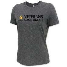 Load image into Gallery viewer, Army Lady Vet Looks Like Me Ladies T-Shirt