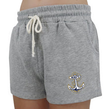 Load image into Gallery viewer, Navy Ladies Anchor Logo Rally Short