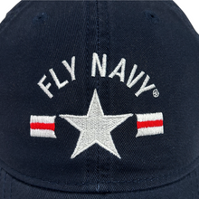 Load image into Gallery viewer, Navy Fly Navy Relaxed Twill Low Profile Hat (Navy)