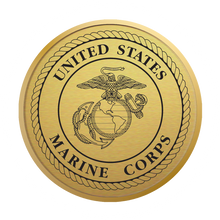 Load image into Gallery viewer, United States Marine Corps Gold Engraved Hampshire Certificate Frame (Vertical)*