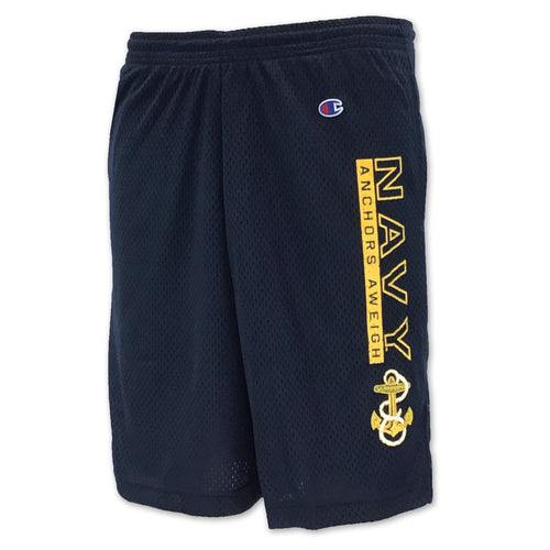 Navy Champion Anchors Aweigh Mesh Short (Navy)