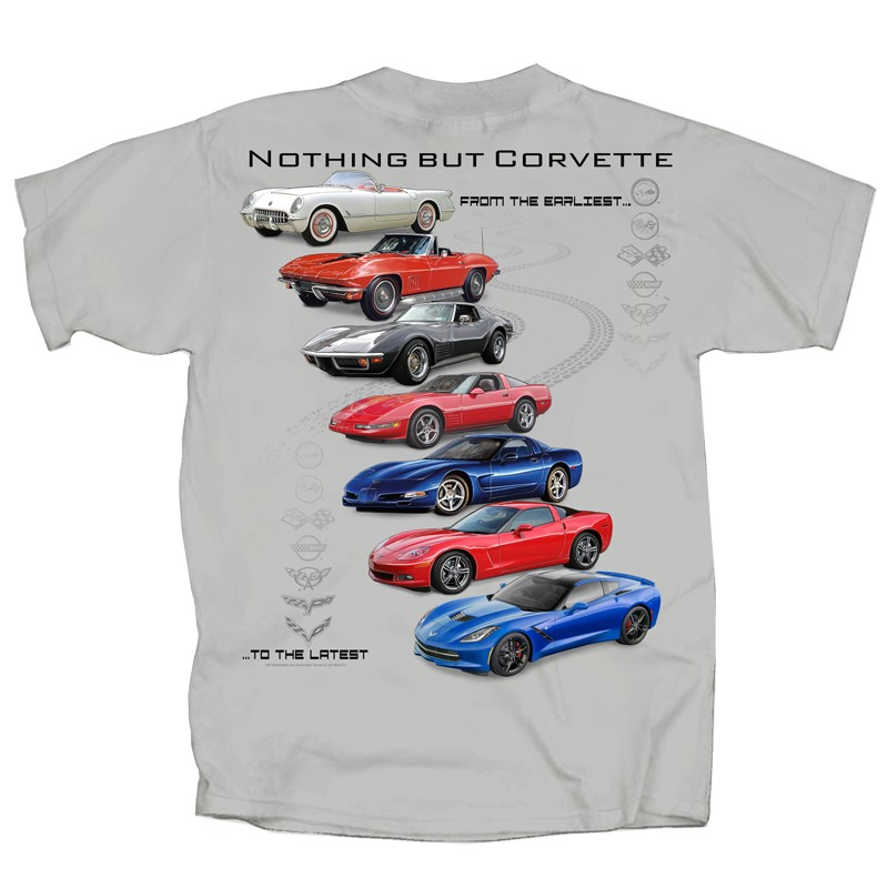 Corvette NOTHING BUT CORVETTE T-Shirt (Grey)
