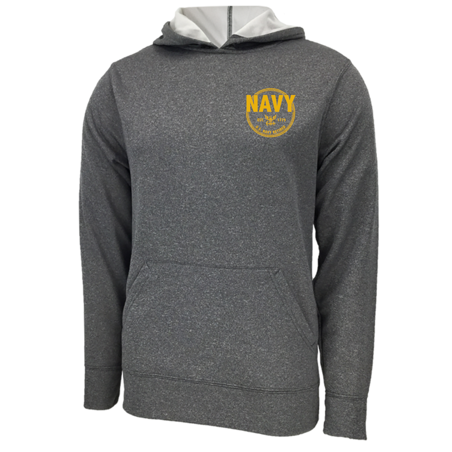 Navy Retired Left Chest Performance Hood