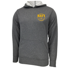 Load image into Gallery viewer, Navy Retired Left Chest Performance Hood