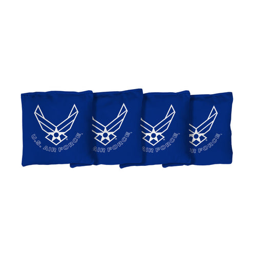 Air Force Corn Filled Cornhole Bags (Blue)