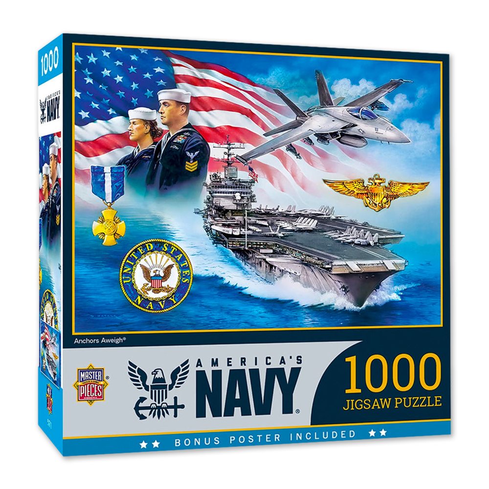 US Navy Forged by the Sea 1000Pc Puzzle