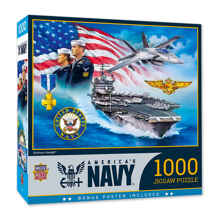 US Navy Forged by the Sea 1000Pc Puzzle