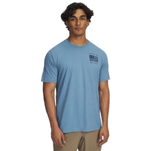 Load image into Gallery viewer, Navy Under Armour Freedom By Sea Skull T-Shirt (Blue)