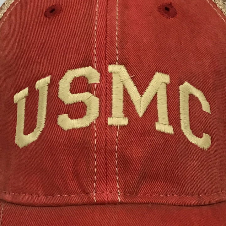USMC ARCH TRUCKER HAT