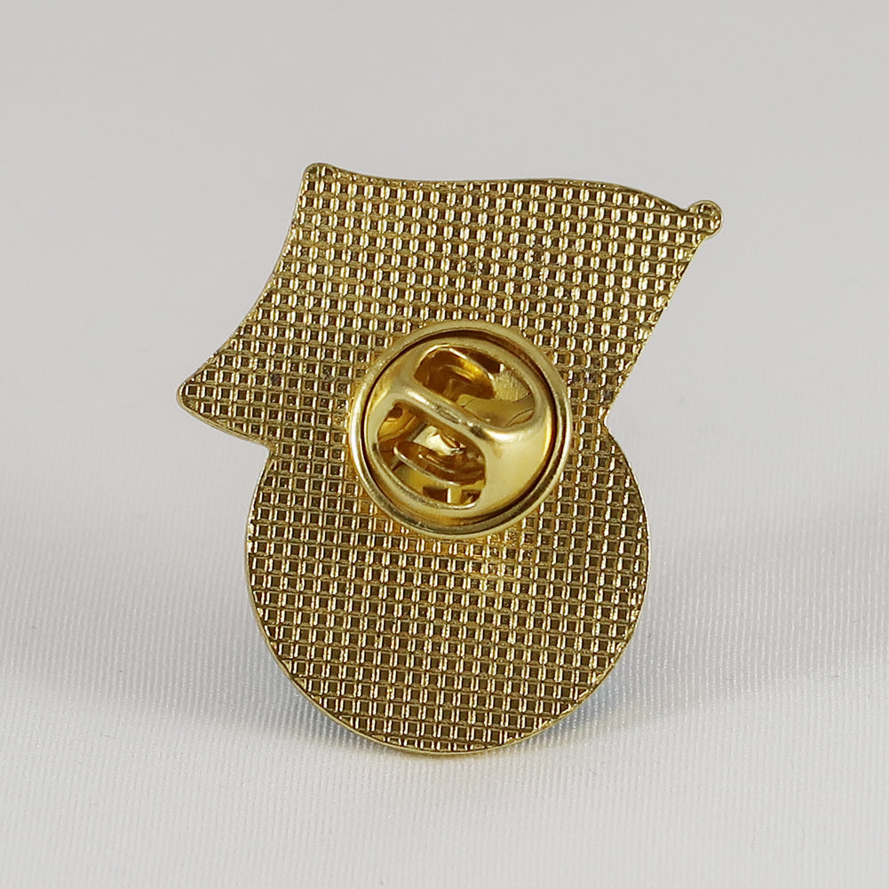 Army Waving Flag Seal Lapel Pin