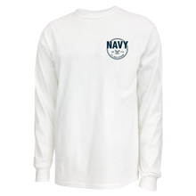 Load image into Gallery viewer, Navy Veteran Long Sleeve T-Shirt