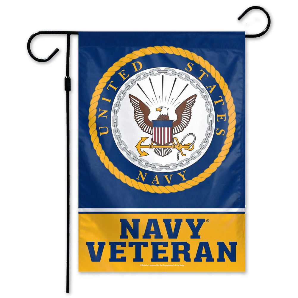 U.S. Navy Veteran Garden Flag (12