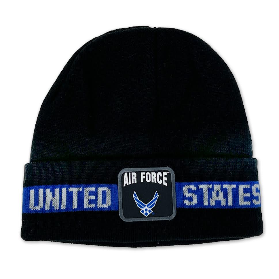 Air Force Jacquard Stripe Beanie