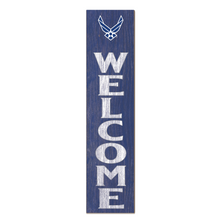Load image into Gallery viewer, Air Force Leaning Sign Welcome (11x46)