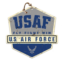 Load image into Gallery viewer, United States Air Force Fly Fight Win Badge
