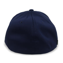 Load image into Gallery viewer, Navy American Flag Cool Fit Structured Stretch Fit Hat (Navy)