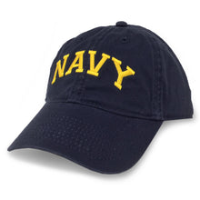 Load image into Gallery viewer, Navy Low Profile Arch Hat (Navy)