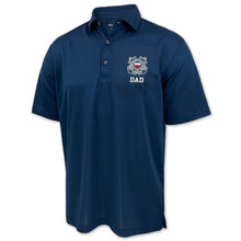 Load image into Gallery viewer, Coast Guard Dad Polo (Navy)