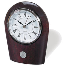 Load image into Gallery viewer, Navy Anchor Palm Desk Clock (Silver)