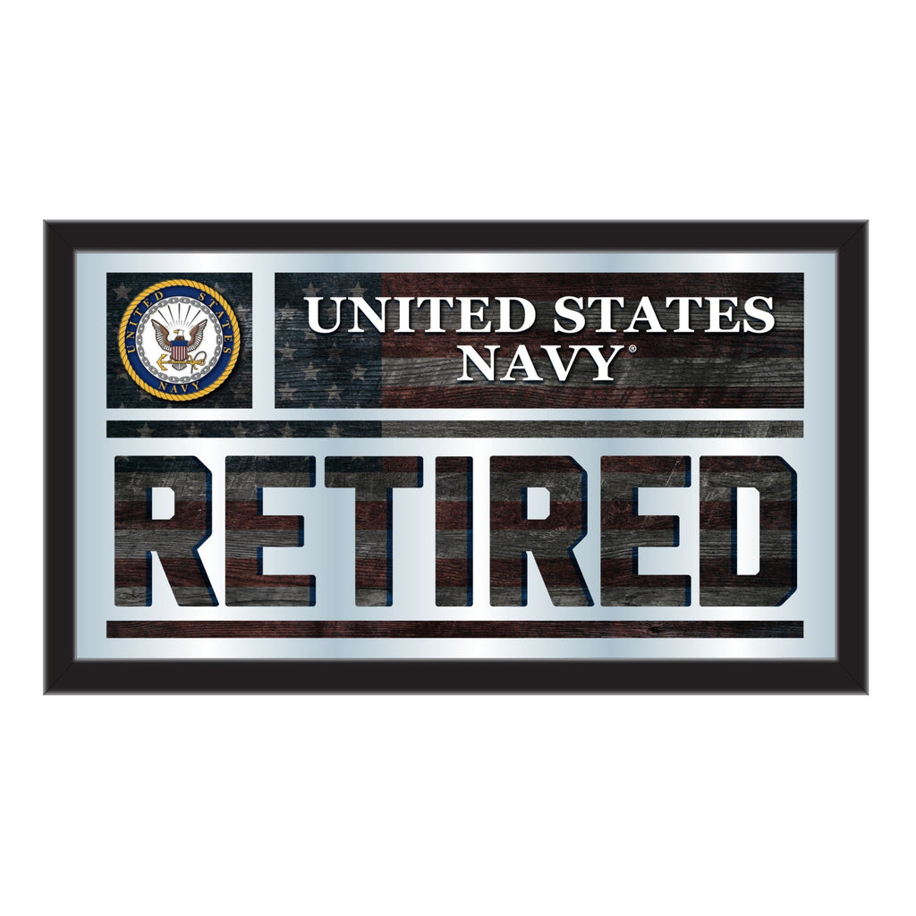 United States Navy Retired Wall Mirror