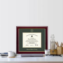 Load image into Gallery viewer, United States Army Gold Embossed Gallery Certificate Frame (Horizontal)