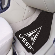 Load image into Gallery viewer, U.S. Space Force 2-pc Carpet Car Mat Set