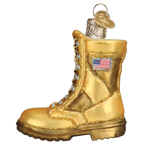 Military Boot Ornament