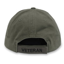 Load image into Gallery viewer, Veteran Navy Flag Hat (OD Green)