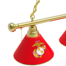 Load image into Gallery viewer, Marines EGA 3 Shade Billiard Light (Red)