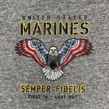 Load image into Gallery viewer, Marines Stars and Stripes T-Shirt (Graphite)