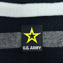 Load image into Gallery viewer, Army Star Primetime Knit Pom Beanie (Black)