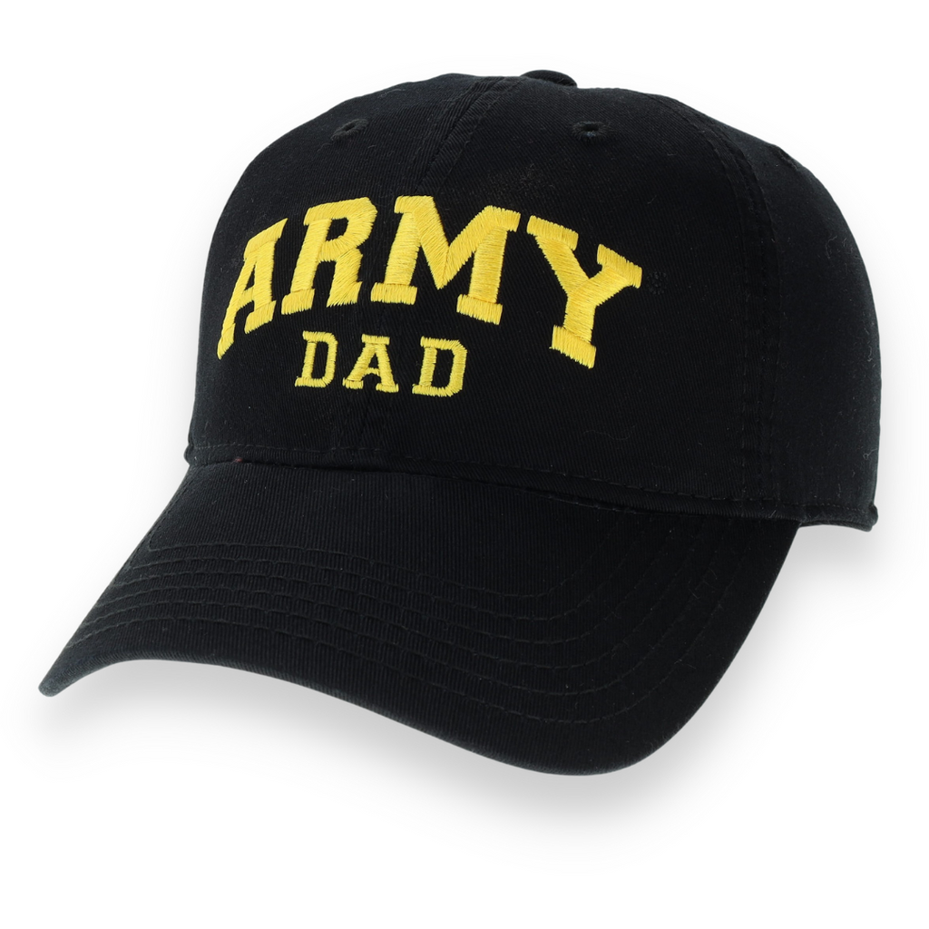 Army Dad Relaxed Twill Hat (Black/Gold)